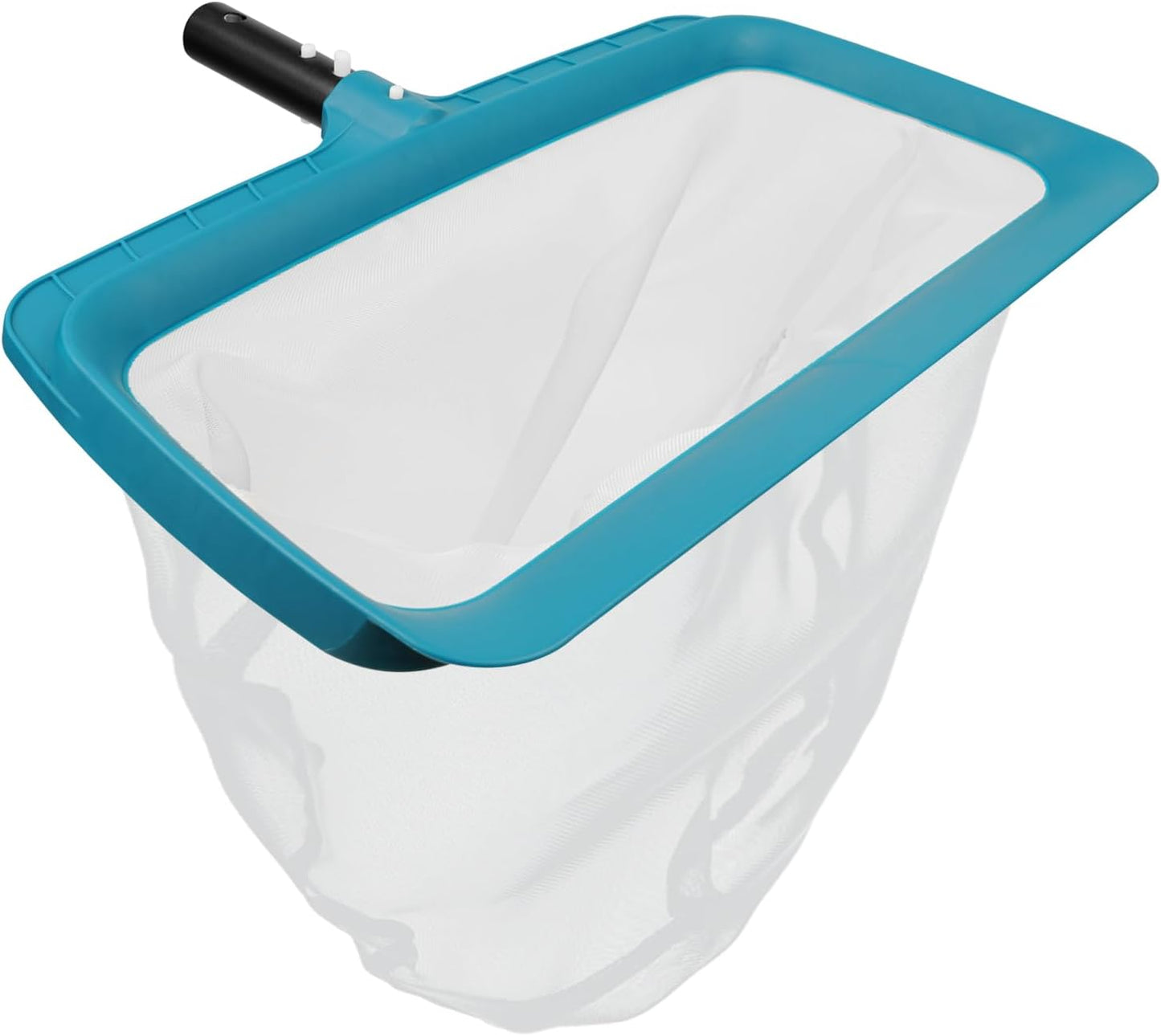 Professional Pool Skimmer Net, Upgraded Extra Wide Scoop Edge, Swimming Leaf Rake with Ultra Fine Mesh Deep Nylon Net Bag - Pool Nets for Cleaning Leaves, Debris