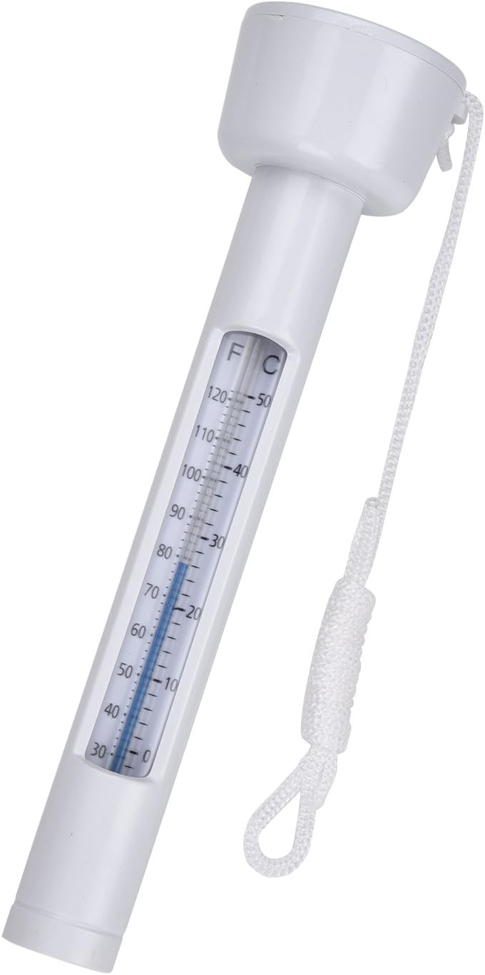 Pool Thermometer for Aquariums, Indoor Pools, Outdoor Water Parks - Easy to Read Water Temperature